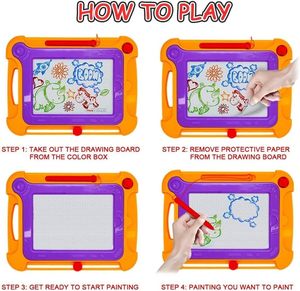 Tavolo da disegno magnetico <span class=keywords><strong>per</strong></span> bambini giocattoli <span class=keywords><strong>per</strong></span> ragazzi ragazze cancellabili Doodle Board <span class=keywords><strong>per</strong></span> bambini - Product Image 5