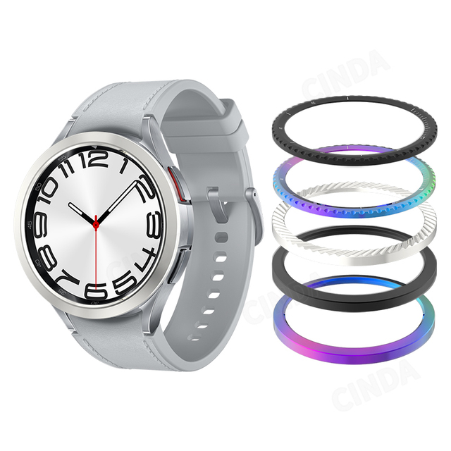 Watch Case Cover for Samsung Galaxy Watch6 Classic 47mm 43mm Stainless Steel Metal Smartwatch Screen Protector Case Customize