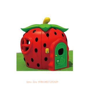 Big Strawberry Play House <strong>Outdoor</strong> Plastic <strong>Playhouse</strong> for Sales QX-18163A - Product Image 1