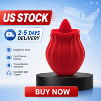 Stock US, livraison 2-5 jours, certifié CE FCC RoHS UKCA REACH, vibromasseur langue rose 10 fréquences, achetez maintenant