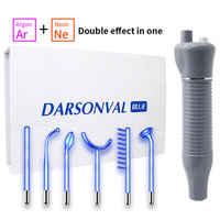Nouveau produit phare 2024 : Appareil portable Darsonval Hongde YL-D06 à 6 tubes, électrodes en verre galvaniques haute fréquence pour thérapie faciale