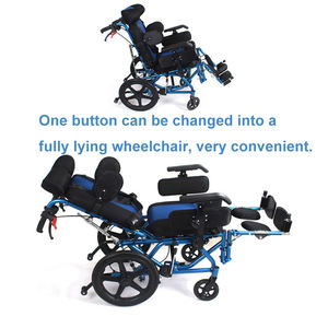 Silla de Ruedas Manual de Aluminio para Parálisis Cerebral, para Adultos o Niños con Discapacidad - Product Image 5