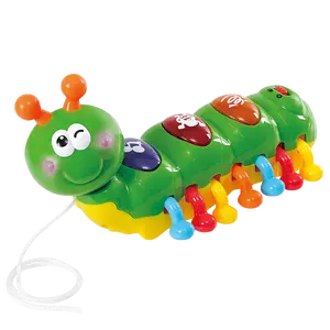 Jogo de brinquedos infantis Playgo Pull the musical Caterpillar Toy Insetos de plástico