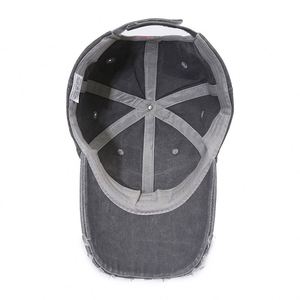 Casquette de baseball vintage personnalisée avec logo promotionnel, chapeau bob en jean délavé pour homme, dessus souple - Product Image 3