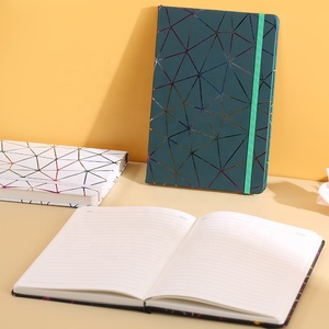 Tùy chỉnh A5/A6 máy tính xách tay giấy với bút bìa cứng da Bìa 100 sheets may nhiệt ràng buộc bù đắp chất liệu giấy cho món quà - Product Image 4