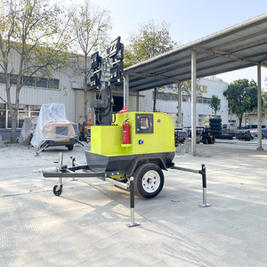 Trung Quốc Nhà cung cấp của 5500 Wát thời tiết di động đơn vị chiếu sáng từ xa tự động bắt đầu Máy phát điện diesel cho thiết bị khai thác mỏ tháp ánh sáng - Product Image 5