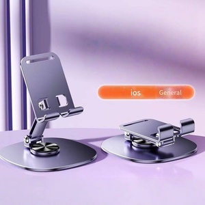 Supporto per Telefono da Scrivania in Metallo MQ 360 °   Supporto Girevole Pieghevole Regolabile Creativo Universale per Dispositivi Mobili da Scrivania - Product Image 2