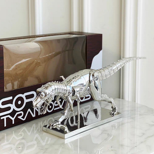 Topklasse Hars Handwerk Gegalvaniseerde Dieren Dinosaurus Sculptuur Voor Kunstgalerie Tonen <span class=keywords><strong>Sexy</strong></span> Robot Accent - Product Image 6