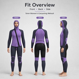 Traje de <span class=keywords><strong>Neopreno</strong></span> Térmico Yamamoto de 5 mm para Buceo y Natación, Traje de Buceo de una Pieza, Traje de <span class=keywords><strong>Neopreno</strong></span> Sexy para Mujer - Product Image 2
