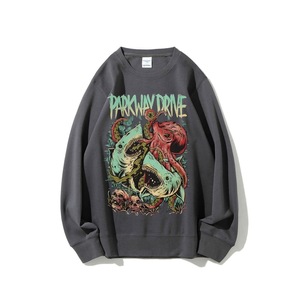 เสื้อคอกลมแนวฮิปฮอปไซเบอร์พังค์เป็นมิตรต่อสิ่งแวดล้อมเครื่องพิมพ์ลายแถบไดรฟ์ <span class=keywords><strong>Parkway</strong></span> คุ้มค่ากับเครื่องจักร - Product Image 6