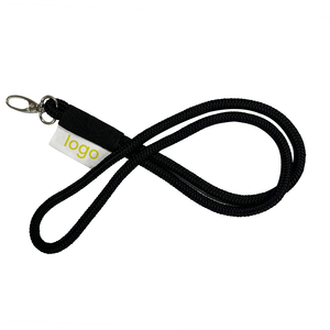 Longes en nylon tissé sur mesure avec <span class=keywords><strong>cordon</strong></span> rond, <span class=keywords><strong>porte</strong></span>-clés et sangles de <span class=keywords><strong>cou</strong></span> avec logo - Product Image 2