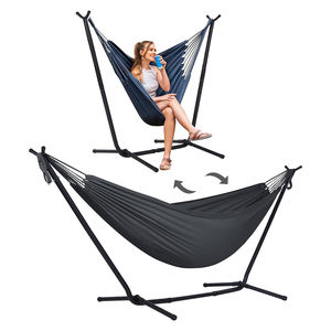 Võng chuyển đổi di động bền Võng với đứng trong nhà ngoài trời kim loại nhiệm vụ nặng nề treo ghế với đứng - Product Image 1