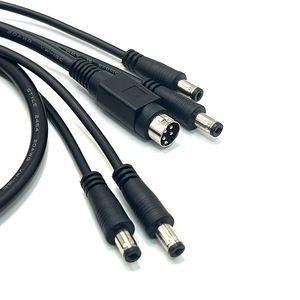 Cable de enchufe de alimentación de 12V CC personalizado 5,5mm X 2,5mm DC5521 conector de tornillo con aislamiento de PVC de bloqueo para electrodomésticos - Product Image 4