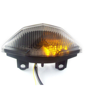 Luz Trasera de Motocicleta Modificada con Intermitentes LED Integrados para <span class=keywords><strong>Kawasaki</strong></span> <span class=keywords><strong>Ninja</strong></span> ZX6R 09-12 <span class=keywords><strong>ZX10R</strong></span> 08-10 Z1000 Z750S <span class=keywords><strong>2007</strong></span> 2008 - Product Image 1