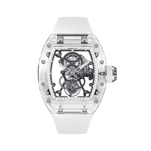 Đồng hồ cơ Tourbillon cao cấp, vỏ sapphire, mặt số trong suốt sang trọng với kim dạ quang, bộ máy lộ cơ - Product Image 1