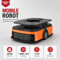 Robot AMR de levage efficace, robot mobile autonome à navigation par fusion pour la manutention de palettes en entrepôt