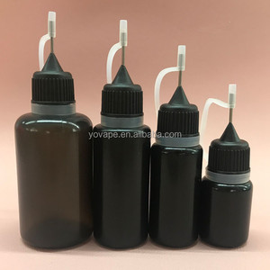 Thép Không Gỉ 5Ml 10Ml 15Ml 20Ml 30Ml 50Ml 60Ml 100Ml <span class=keywords><strong>PE</strong></span> LDPE 1Oz UV Đục Đen Mềm Kim Tip Mũi Nhựa Nhỏ Giọt Chai - Product Image 6