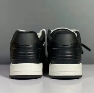 Scarpe da passeggio da donna e da <span class=keywords><strong>uomo</strong></span> di design 2026, sneakers <span class=keywords><strong>basse</strong></span> bianche con decorazioni a blocchi di colore e allacciatura a freccia cucita - Product Image 6