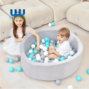 Kids White Square Commercial Play Foldable Ocean Adult Play Children Balls Soft Play Ball Pit
