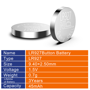<span class=keywords><strong>1.5V</strong></span> AG סדרת כפתור תא סוללה LR927 Ag7 עבור שעון - Product Image 3