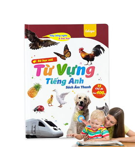 หนังสือเสียงสองภาษาเวียดนาม-อังกฤษ หนังสือการเรียนรู้แบบมอนเตสซอรี่ ของเล่นหนังสือพูดได้สำหรับเด็ก สำหรับการเรียนรู้ของเด็ก - Product Image 1