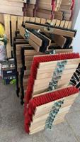 Outils de brosse de balayeuse de route de plancher en bois de haute qualité pour un récurage efficace