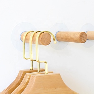 <span class=keywords><strong>En</strong></span> <span class=keywords><strong>Bois</strong></span> Massif <span class=keywords><strong>naturel</strong></span> Patères Mural Créatif Vintage Unique Organisateur Cintres - Product Image 1