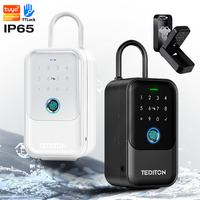 Cajas de Seguridad con Cerradura Inteligente TTlock, Impermeables IP65, sin Llave, Modelo K5F, con Lector de Huellas Dactilares, Código y Chip, para Airbnb y Hoteles
