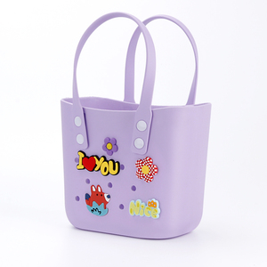 Bolso <span class=keywords><strong>de</strong></span> playa <span class=keywords><strong>de</strong></span> EVA ultraligero superventas 2026, mini bolso <span class=keywords><strong>de</strong></span> playa impermeable para mujer, almacenamiento DIY con agujeros para niños, bonito bolso <span class=keywords><strong>de</strong></span> playa - Product Image 4