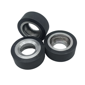 Custom Wood working polyurethane Wheel Metal Core Material Rubber-Coated rollers Machine <b>Accessories</b> - Product Image 2
