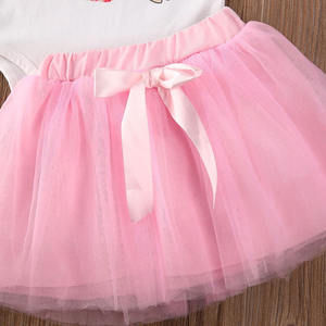 Ropa de Moda Infantil, Ropa Casual para Bebés, Conjuntos de Algodón para Niñas con Falda Tutú para Tailandia - Product Image 5