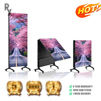 Affichage numérique LED pliable RX HD, P1.25-P2.6/P3, couleur pleine HDR10+, écran mobile USB/WiFi pour la restauration