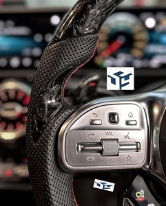 Volant en fibre de carbone modifié adapté aux Mercedes Benz <span class=keywords><strong>SLC</strong></span> Class SLC200 SLC260 SLC300 <span class=keywords><strong>AMG</strong></span> - Product Image 3