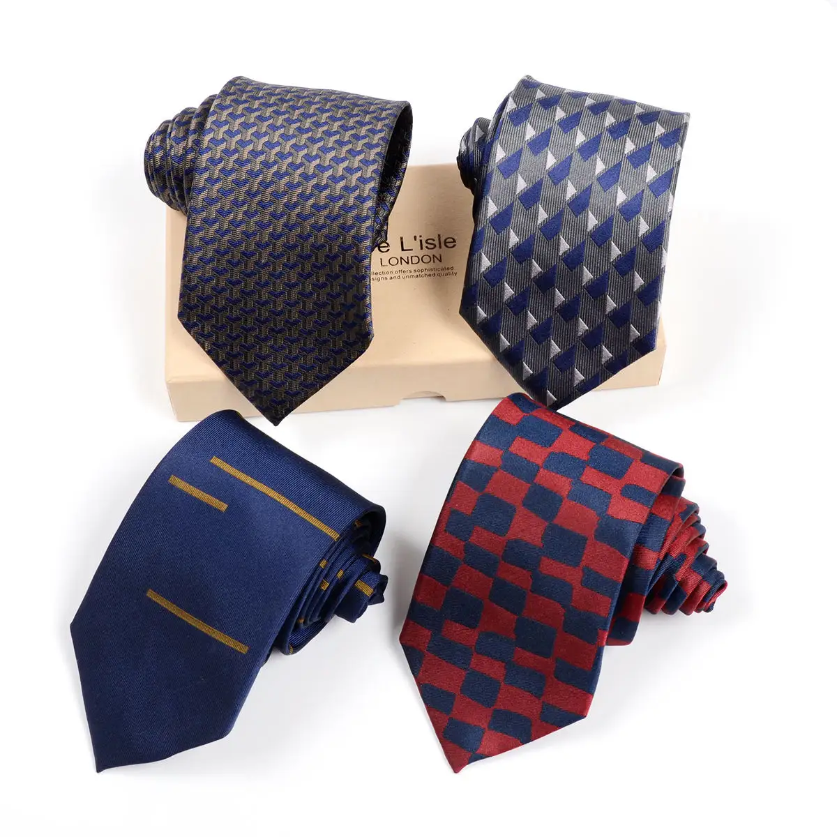 Grosir dasi Tiongkok harga rendah buatan tangan pria Formal bisnis dasi sutra organik dasi anyaman pria
