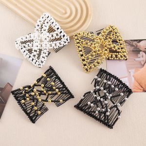 IFOND Accessoires capillaires pour femmes : Bandeau élastique magique DIY, Peignes à chignon, Épingles à cheveux en métal, Style vintage et tendance - Product Image 3