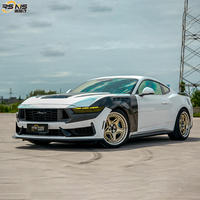 2024 pour Ford Mustang Dark Horse S650, ailes en fibre de carbone, style GTD, ailes avant larges, kits de carrosserie de remplacement