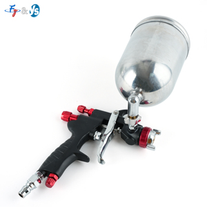 Miglior pistola a spruzzo ad aria, alimentazione a gravità pistola a spruzzo con 1.0/1.3/1.5/1.8mm ugelli e regolatore aria per la casa di verniciatura, <span class=keywords><strong>auto</strong></span>, mobili - Product Image 5