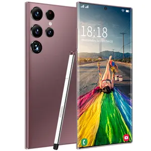 2022 thiết kế mới S22 u1tra điện thoại di động mua sắm trực tuyến 7.3 inch 16GB + 1TB Android điện thoại thông minh Android 12 bán buôn điện thoại di động