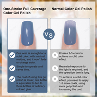 BOZLIN Nouveau Gel Vernis à Ongles Haute Pigmentation 12 Couleurs Série Hiver Sans HEMA Ni TPO Gel Vernis UV Haute Qualité Ensemble de Gel Vernis pour Ongles