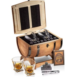 Kit de cocktails Old Fashioned personnalisé avec verres à <span class=keywords><strong>whisky</strong></span> gravés écologiques, ensemble cadeau avec sous-verre en ardoise, 6 pierres à <span class=keywords><strong>whisky</strong></span> en granit et support en bois pour <span class=keywords><strong>whisky</strong></span> - Product Image 1