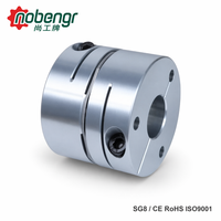 Coupleur de mouvement léger en alliage d'aluminium 304, pince à disque, sans jeu, haute vitesse, pour servomoteur, routeur CNC, encodeur de moteur pas à pas
