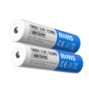 XTAR 100% แบตเตอรี่ลิเธียมชาร์จไฟได้3.6V 18650 mAh ความจุจริงสำหรับไฟฉายและกล้องอินฟราเรด - Product Image 1