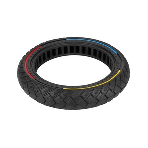 Pneu solide Ulip 14*2.5 à motif d'aile tricolore, haute résilience, résistant à l'usure, antidérapant pour scooter électrique 14 pouces - Product Image 6