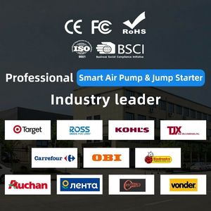 Démarreur de voiture 5 en 1 avec compresseur d'air 150 PSI, booster de batterie portable, batterie externe 12V avec affichage numérique et lumière LED - Product Image 6