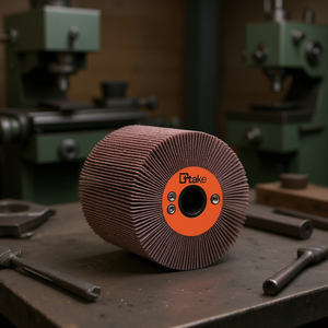 Ttake Corundum Abrasive Cloth Flap <b>Wheel</b> 100x100 Mm With Hole Key AB7010 For <b>Grinding</b> And Polishing - Product Image 3