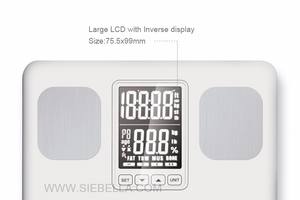 Großhandel elektronischer Körperfett-Analysator mit BMI-Funktion Gewichtungs-Grotfett-Skala - Product Image 6