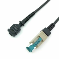 Cable Serial RS232 Hembra DB9 a Ethernet RJ45 para Verifone Vx510 Vx570
