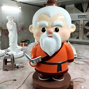 Escultura de Dibujos Animados para Plaza Comercial de FRP, Personaje Promocional Atractivo para Espacios Públicos - Product Image 4