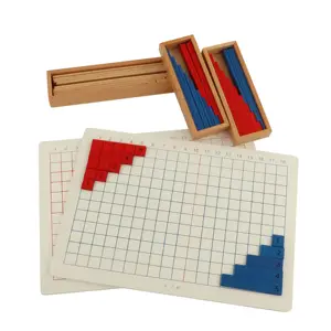 MA046(NX) Addition Subtraction Strip Board Montessori materials Wooden Educational Children Toy montessori for AMS and AMI