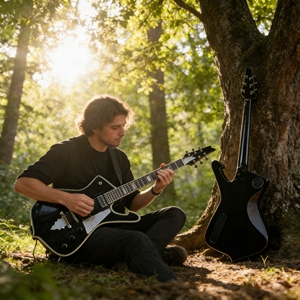 Guitarra Eléctrica Personalizada de 6 Cuerdas con Cuerpo Sólido de <span class=keywords><strong>Okumen</strong></span> para Actuaciones de Jazz y Fusión - Product Image 2